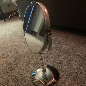 cute vanity mirror with crystal base